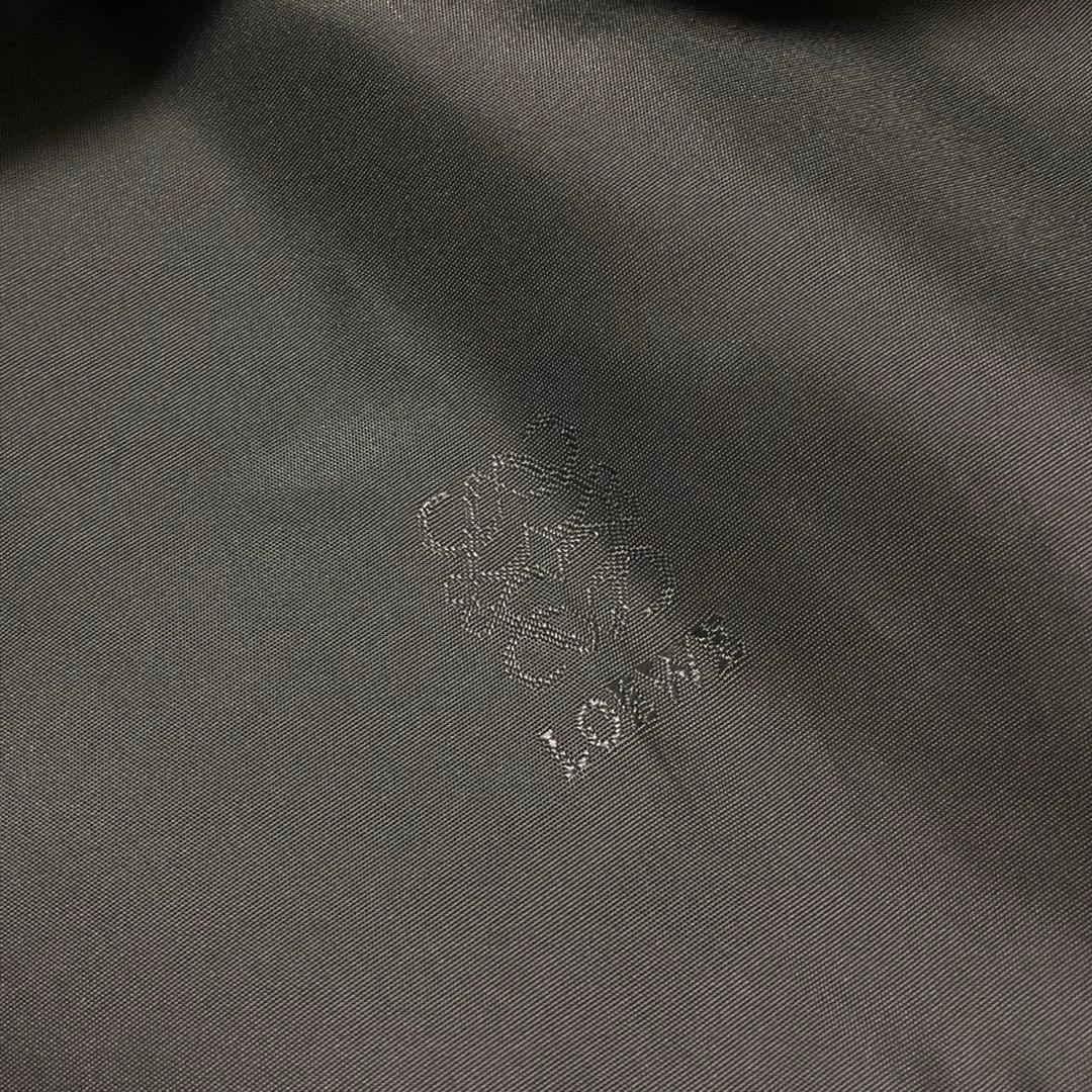 極美品　ロエベ　ひざ丈スカート　アナグラム　タイト　とろとろラムレザー 黒