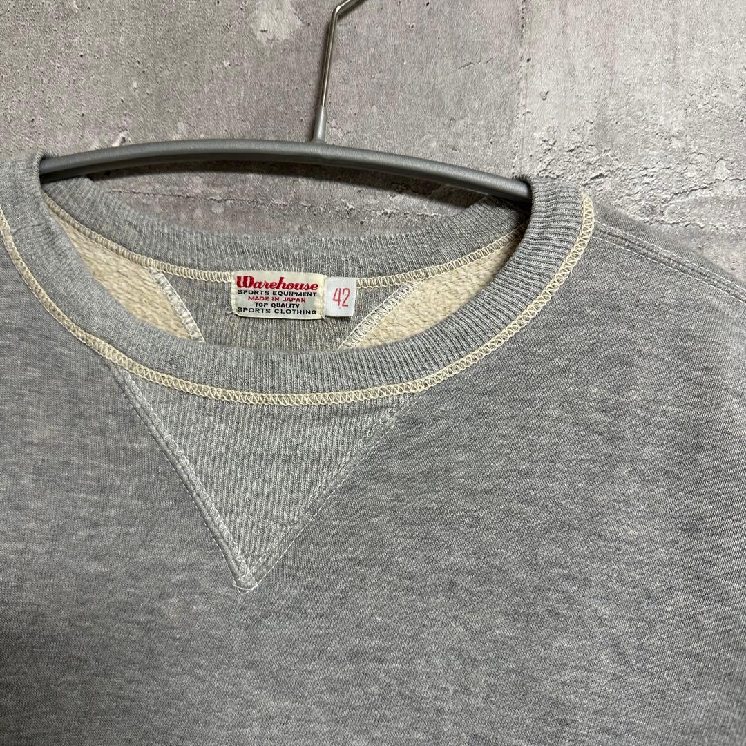 WAREHOUSE スウェット 42 グレー 両v workers Warehouse グレー
