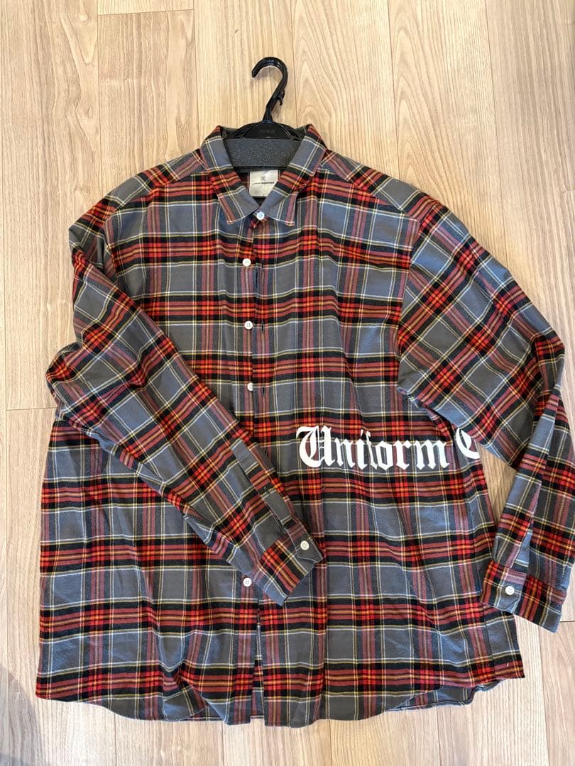 uniform experiment チェック柄ネルシャツ サイズ3 - メルカリ