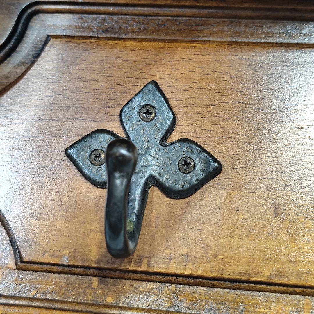 家具 カリモク 壁掛け ウォールフック ハンガー アンティーク