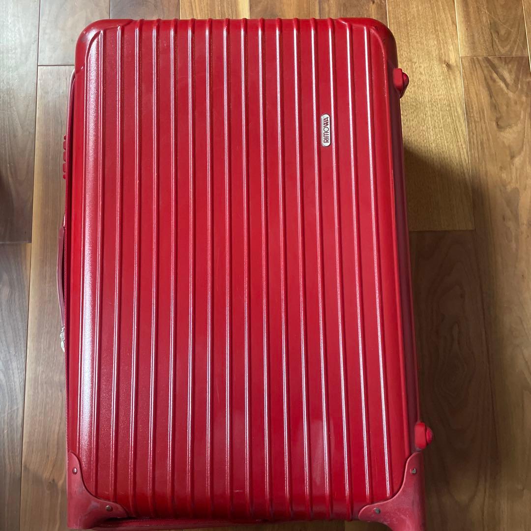 お探しの方　廃盤　リモワ　サルサ赤　63L