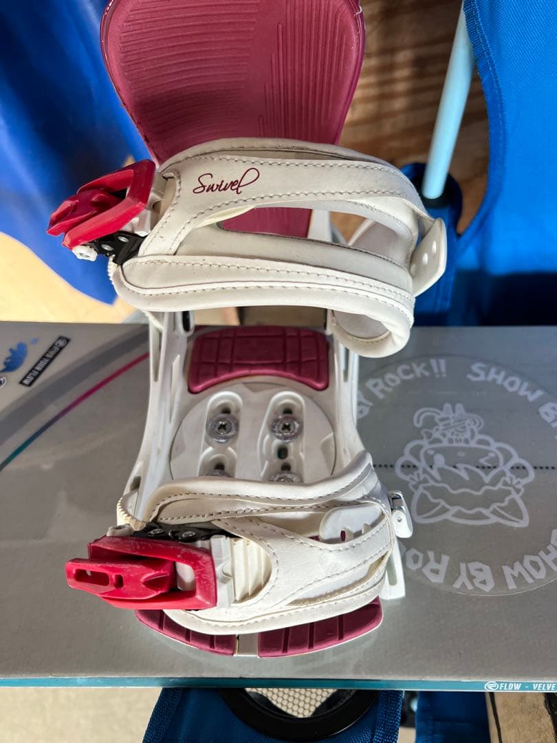 FLOW スノーボード 139cm Swivel スノーボードバインディング