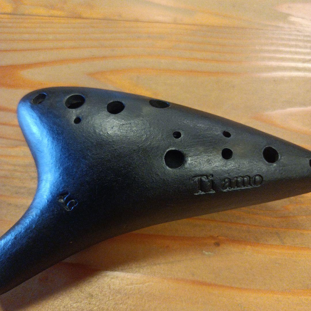 ティアーモオカリナ 4C アルトＣ 黒陶プロモデル 13穴 週末タイムセール