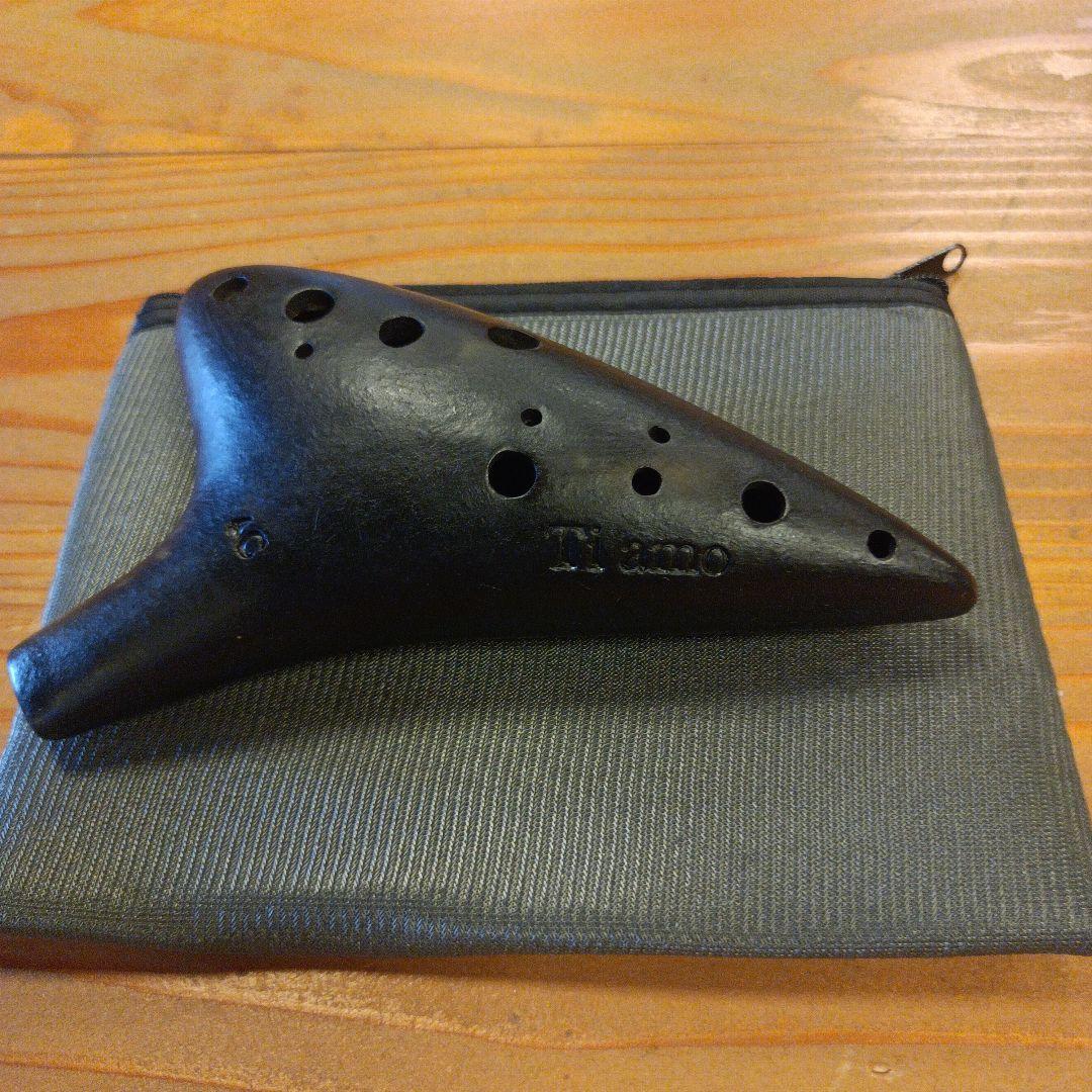 ティアーモオカリナ 4C アルトＣ 黒陶プロモデル 13穴 週末タイムセール