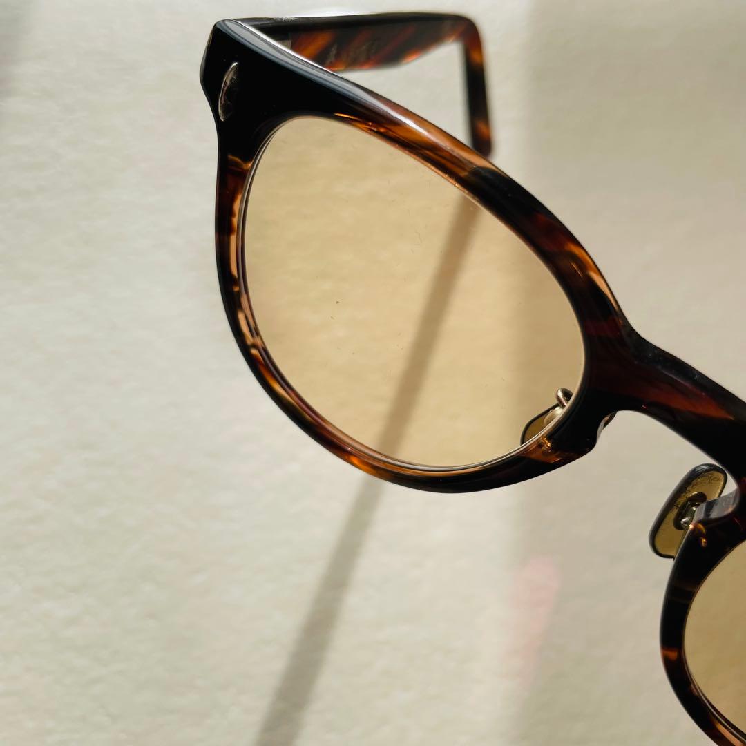 良品 金子眼鏡 泰八郎謹製 PremierVIII ブラウン サングラス