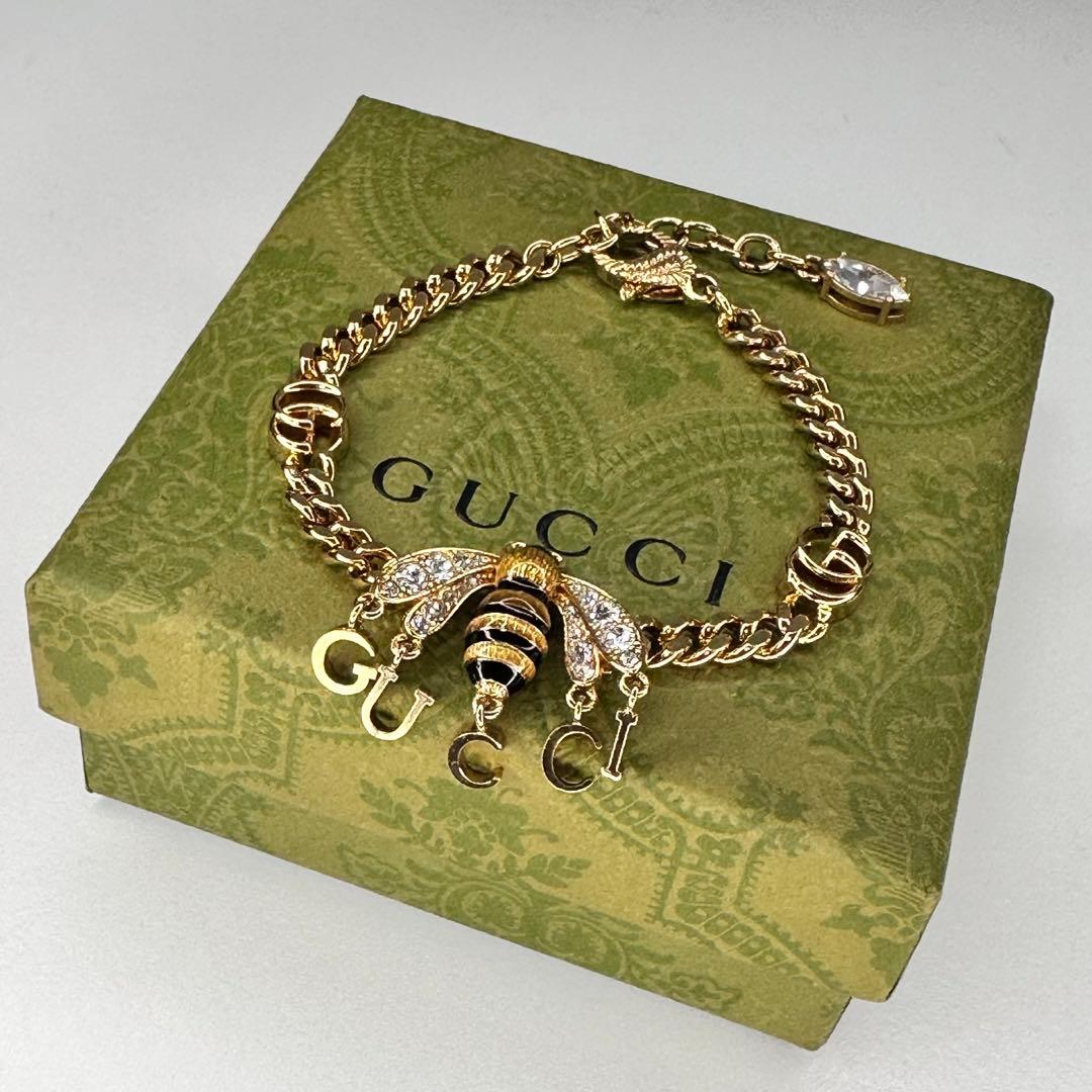 レア 希少 【美品】GUCCI グッチ ハチ 蜂 ビー ブレスレット