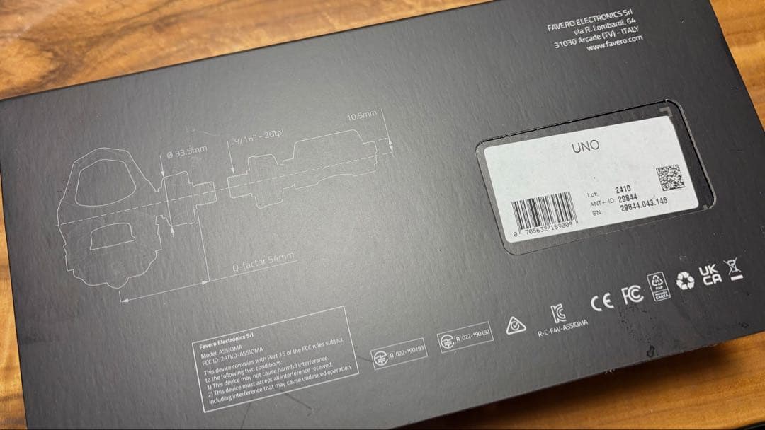 ˏˋ使用期間短ˎˊ˗ ASSIOMA UNO パワーメーター ˗ˏˋ使用期間短ˎˊ˗ パワー