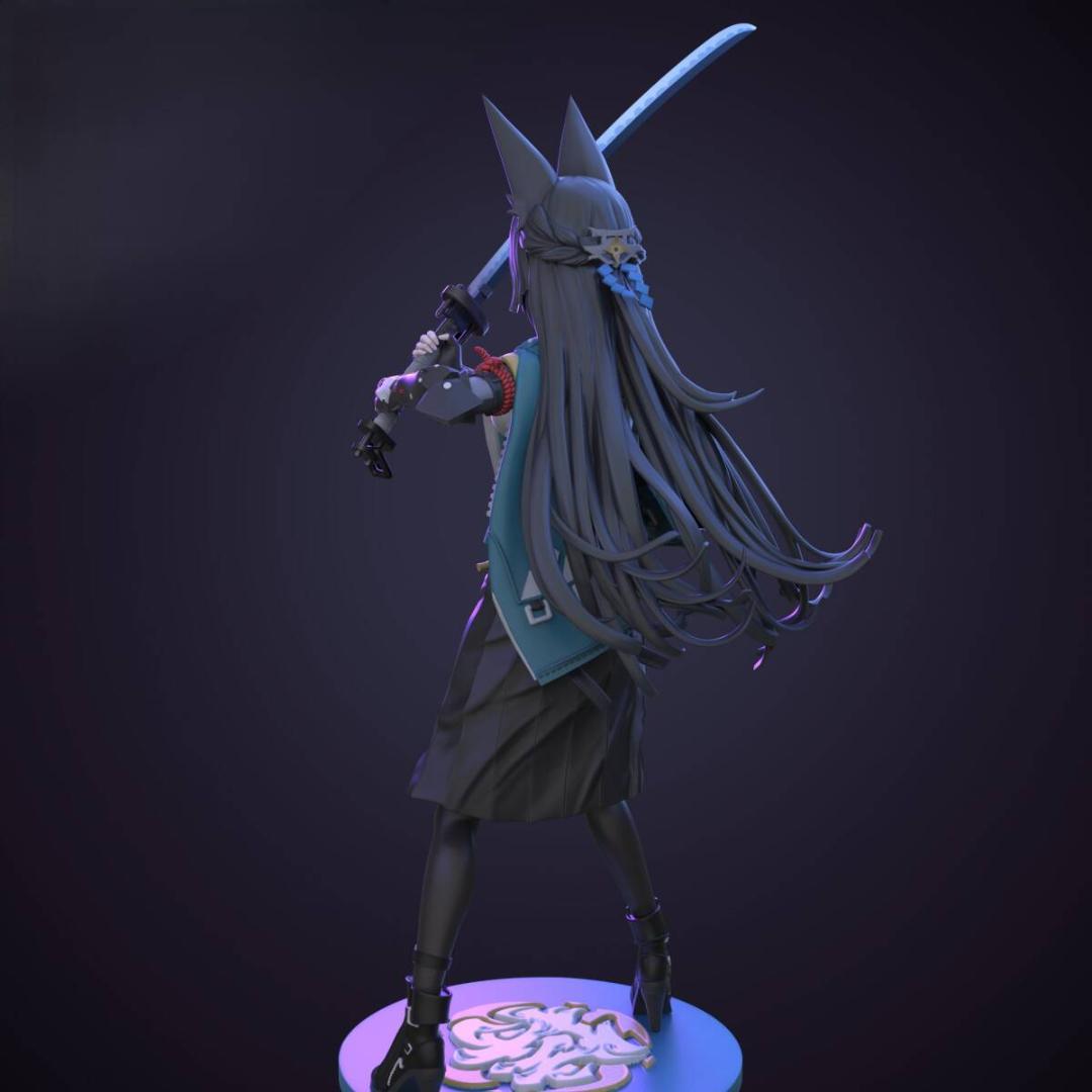 25cm 星見雅 未塗装未組立 ガレージキット ゼンゼロ ゼンレスゾーン