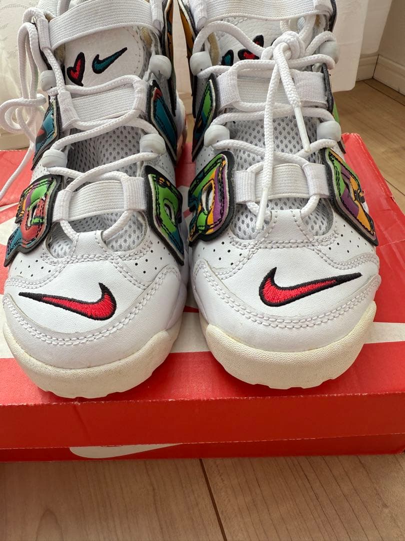 ★新品★ナイキ モア アップ テンポ モアテン ピース ラブ スウッシュ23cm