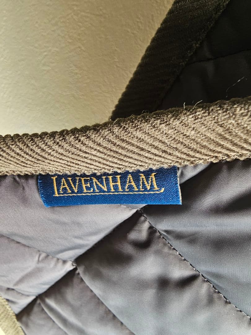 LAVENHAM BUTTON QUILT SCARF ラベンハム マフラー