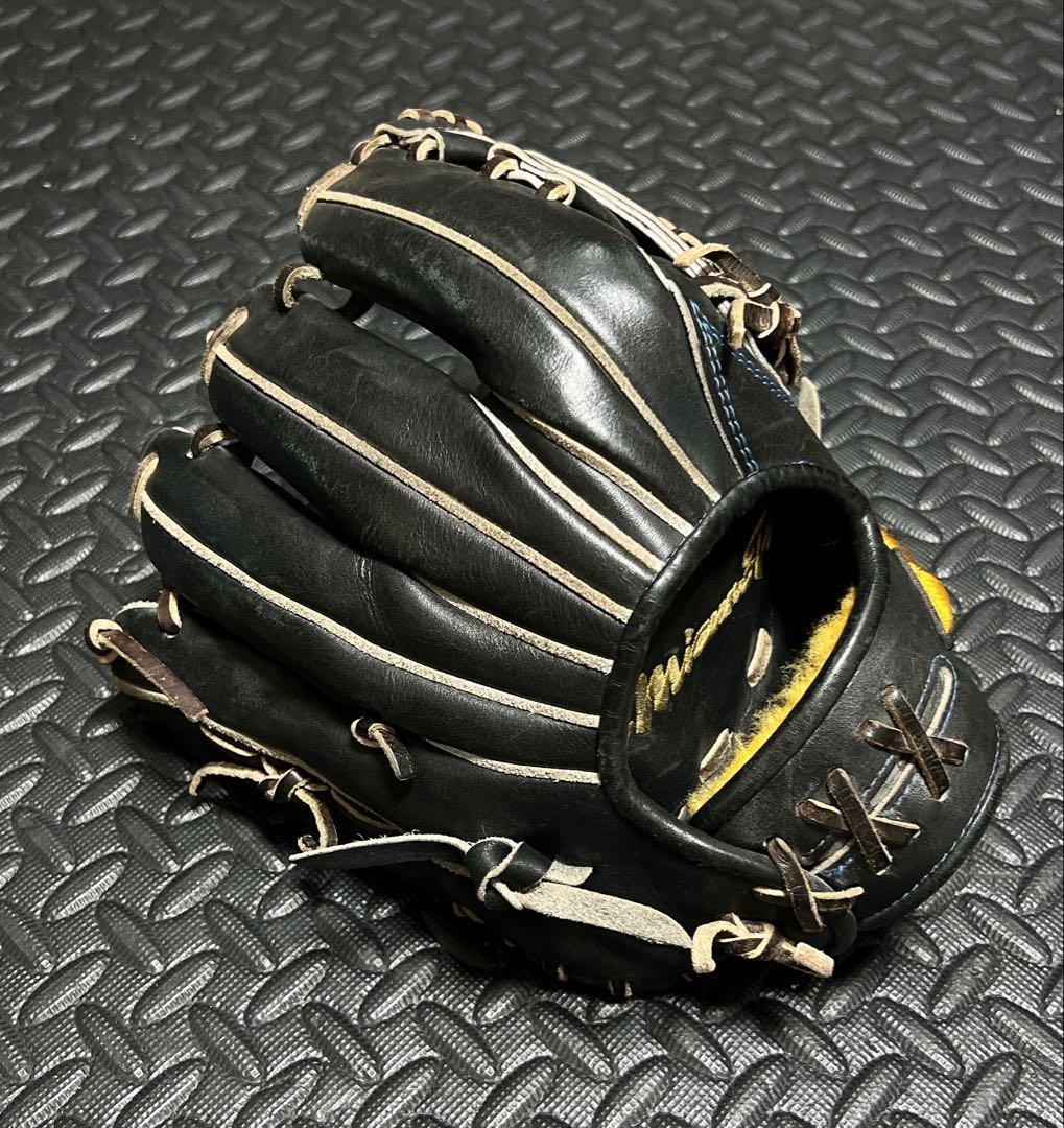 日本製 ミズノプロ オプション オーダー 硬式 内野手用 グローブ HAGA
