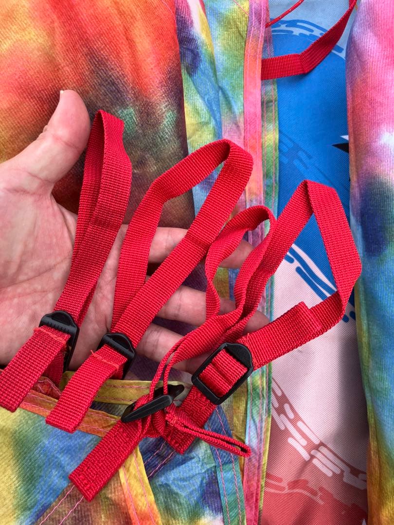 【1回使用のみの超美品】CHUMS タイダイ柄ワンポールテント