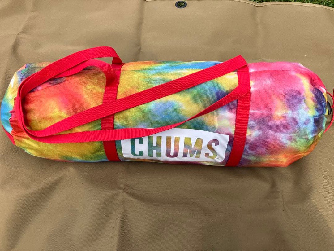 【1回使用のみの超美品】CHUMS タイダイ柄ワンポールテント