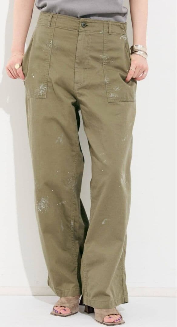 新品アパルトモン ATTICKBY JOHNBULL ミリタリーイージーパンツ