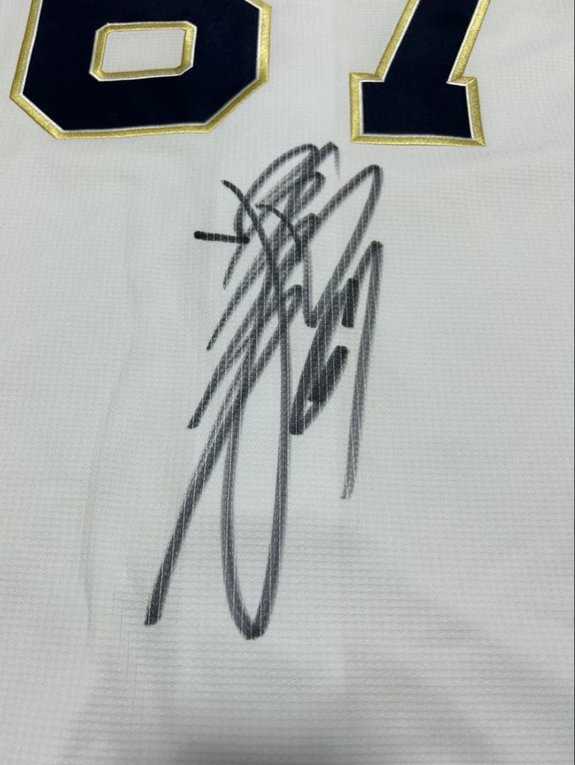 オリックス・バファローズ 中川圭太 直筆サイン入りユニフォーム L