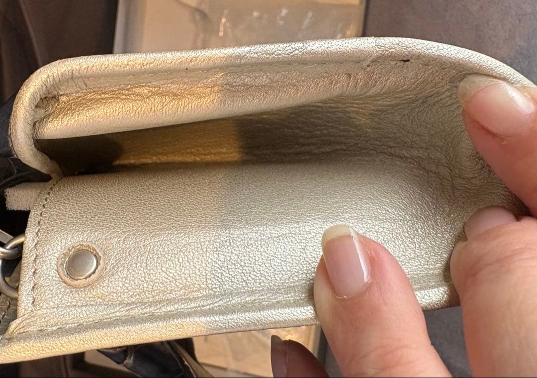 【美品】ヒロコハヤシ　長財布　チェーン　クラッチバッグ