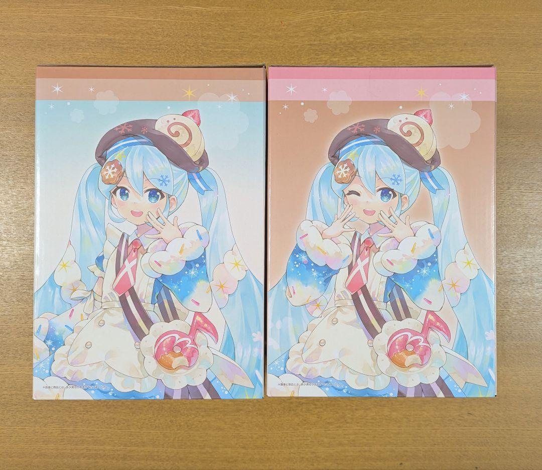 一番くじ　雪ミク　フィギュア　クリアポスター