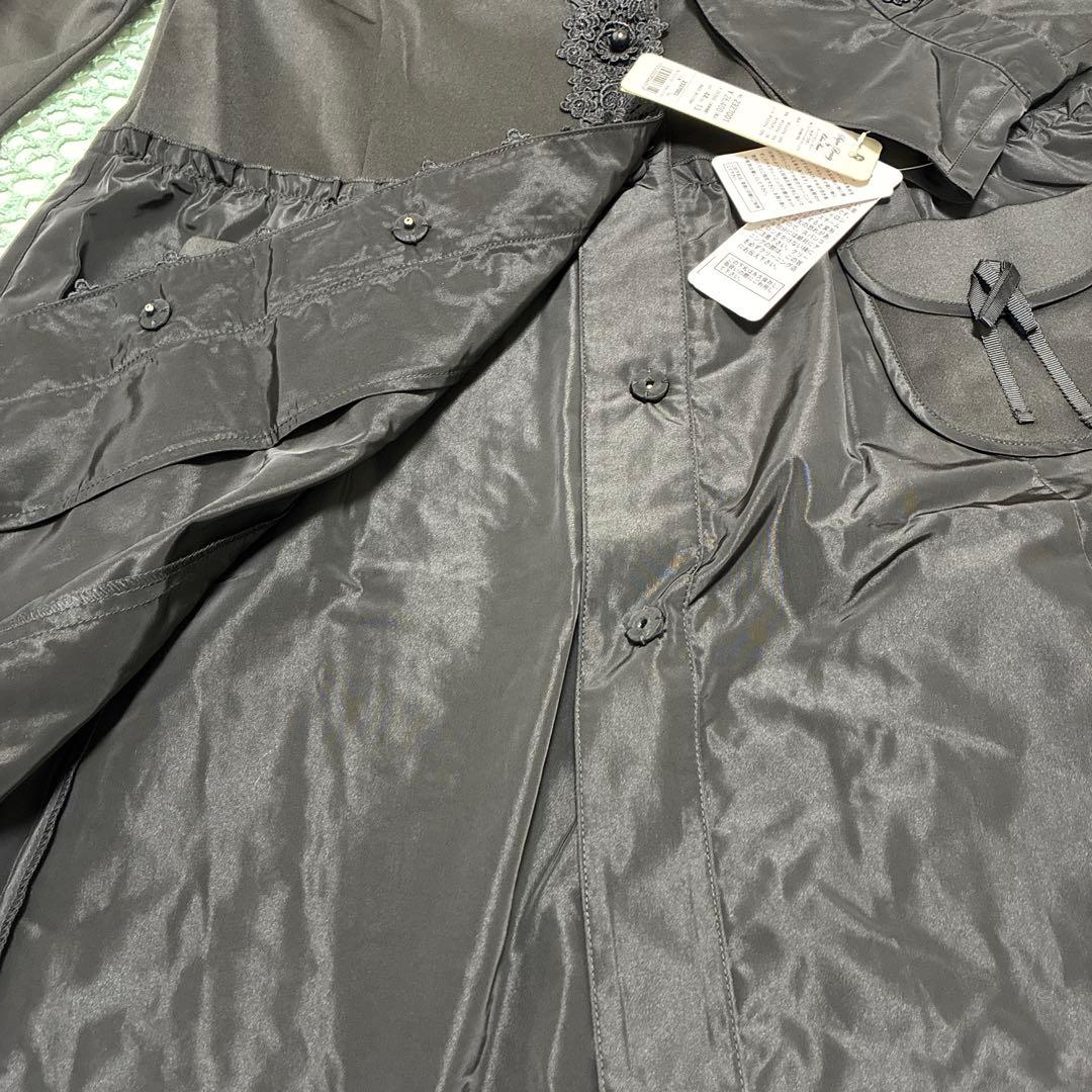 スーパービューティー☆44☆ 新品ダンボールニットとタフタ切り替えのコート