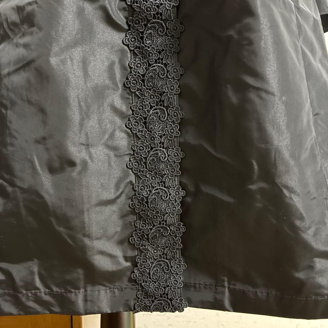 スーパービューティー☆44☆ 新品ダンボールニットとタフタ切り替えのコート