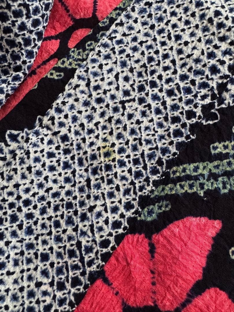 粋な大人の浴衣◆有松絞り 花間道