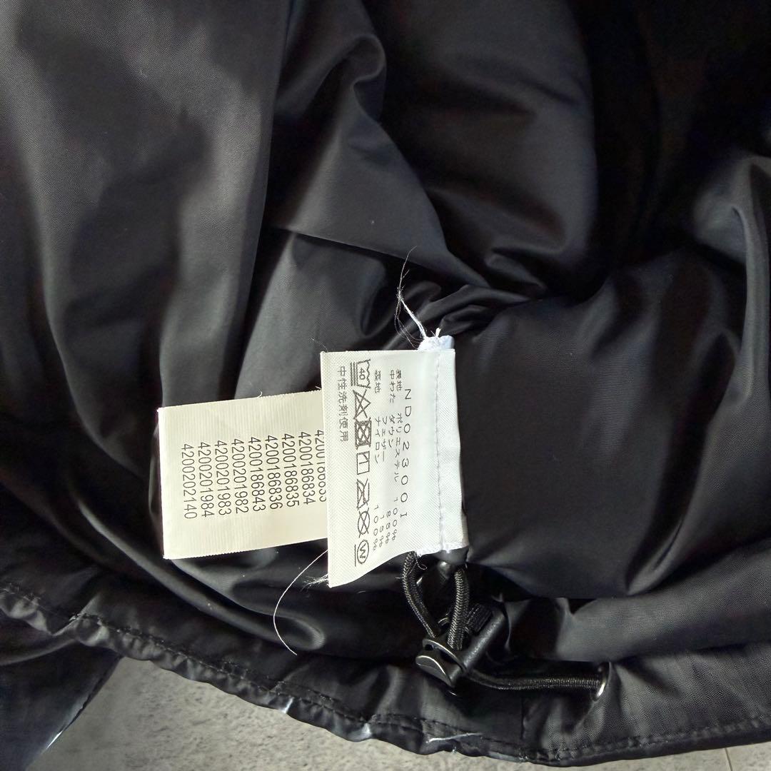 Supreme ノースフェイス　ダウンジャケット　ヌプシ　黒　M 騙し絵ヌプシ