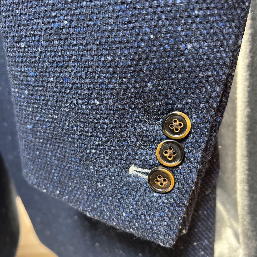 LARDINI ダブルブレストチェスターコート