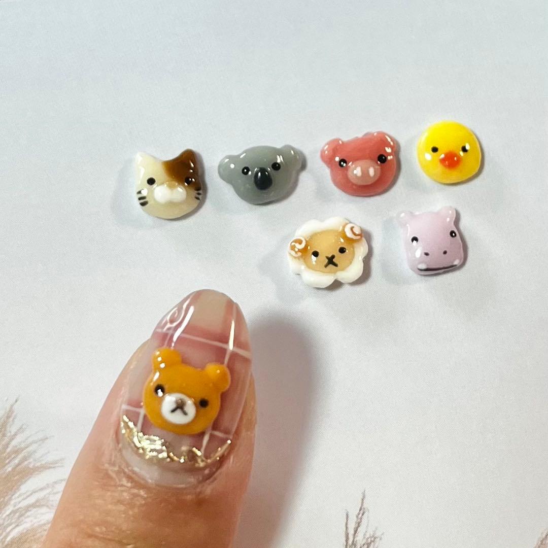 ネイルパーツ 3dネイルパーツ 動物 アニマル - メルカリ