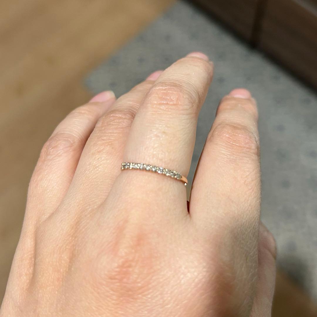 ダイヤモンド　0.2ct k18PG リング