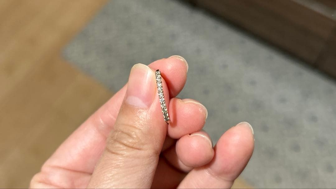 ダイヤモンド　0.2ct k18PG リング