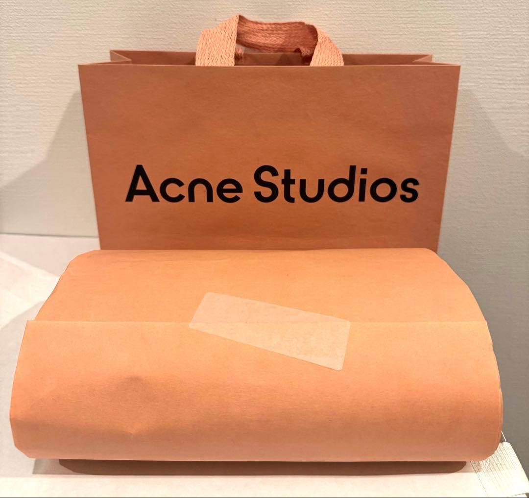 【Acne Studios】新品/未使用 フリンジウールスカーフ・ブラック