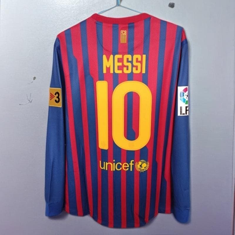 10-11 バルセロナ MESSI 背番号10 アウェイ 長袖 シャツ バルセロナ 10