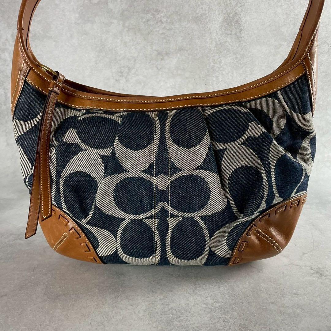 Y2K✨COACH Ergo Signature Denim Shoulder