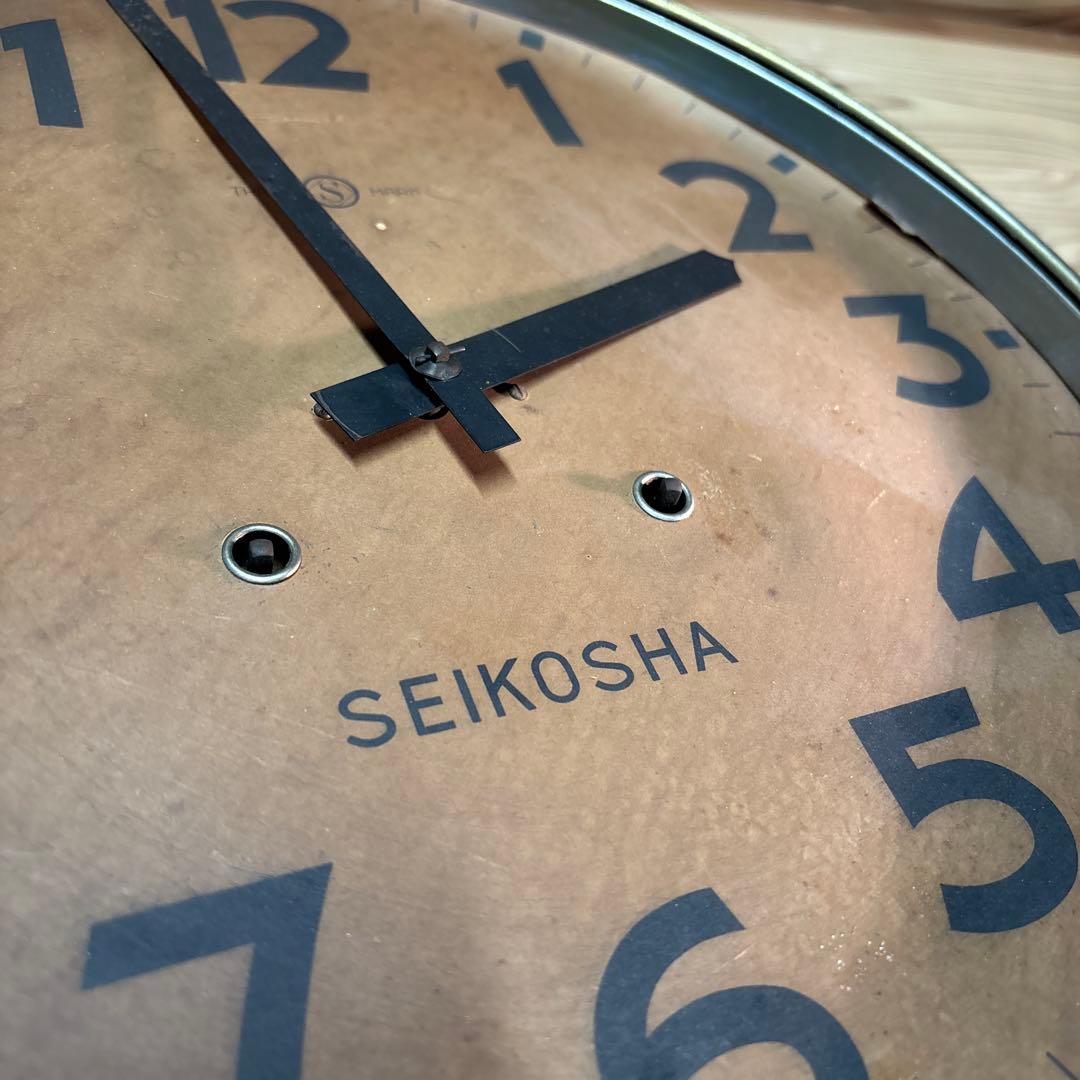 昭和レトロ 精工舎 SEIKOSHA 壁掛け時計 時計 ジャンク品 - メルカリ