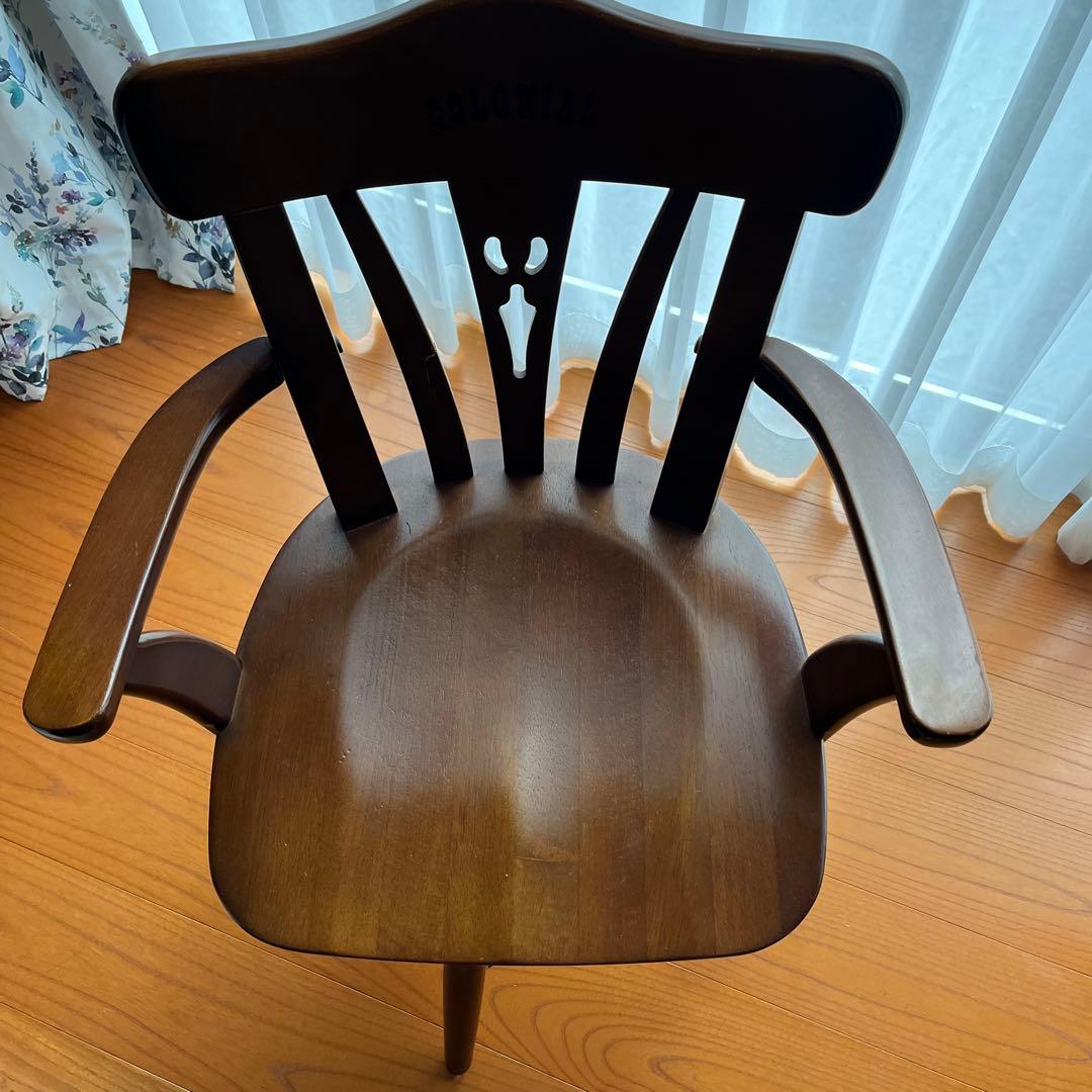 カリモク　karimoku 回転椅子　③