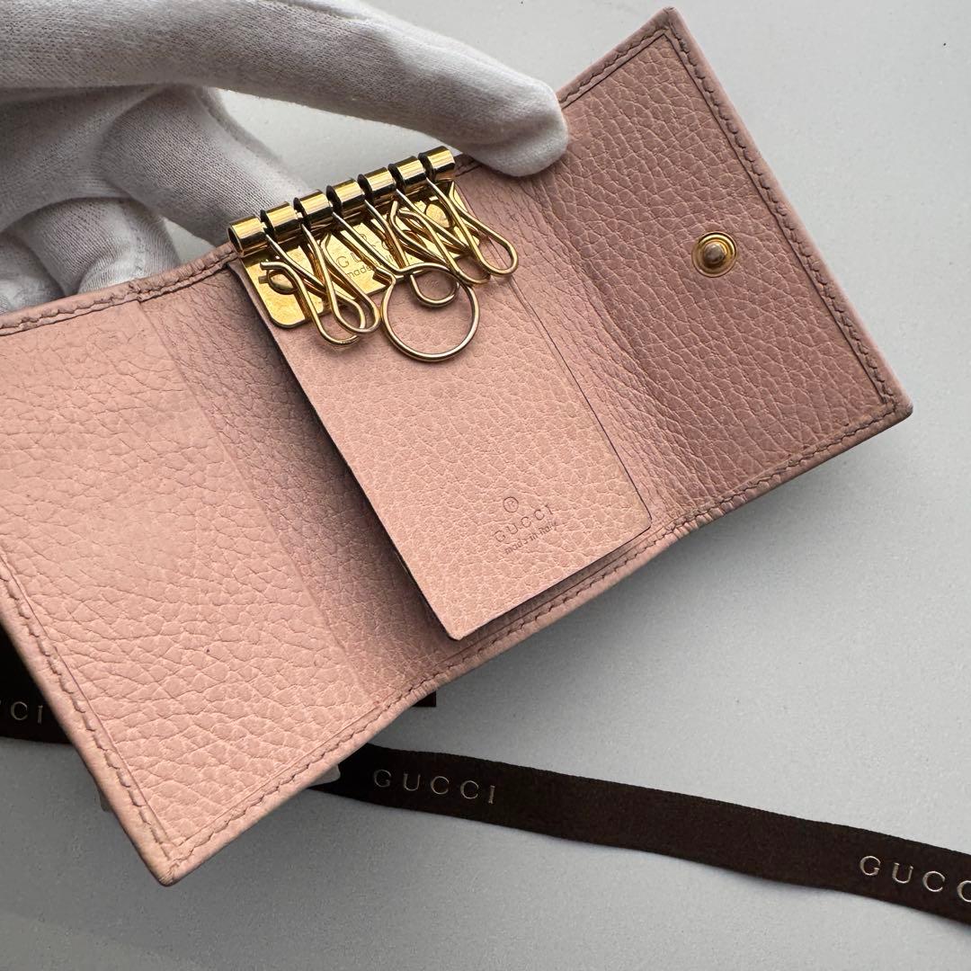 【限定価格】 194 GUCCI グッチ マーモント キーケース