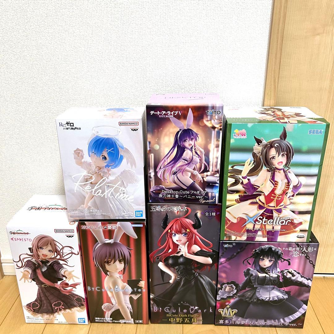プライズフィギュア7体まとめ売り - メルカリ