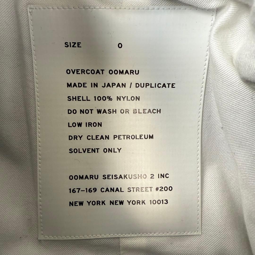 OVERCOAT オーバーコート ナイロンモッズコート