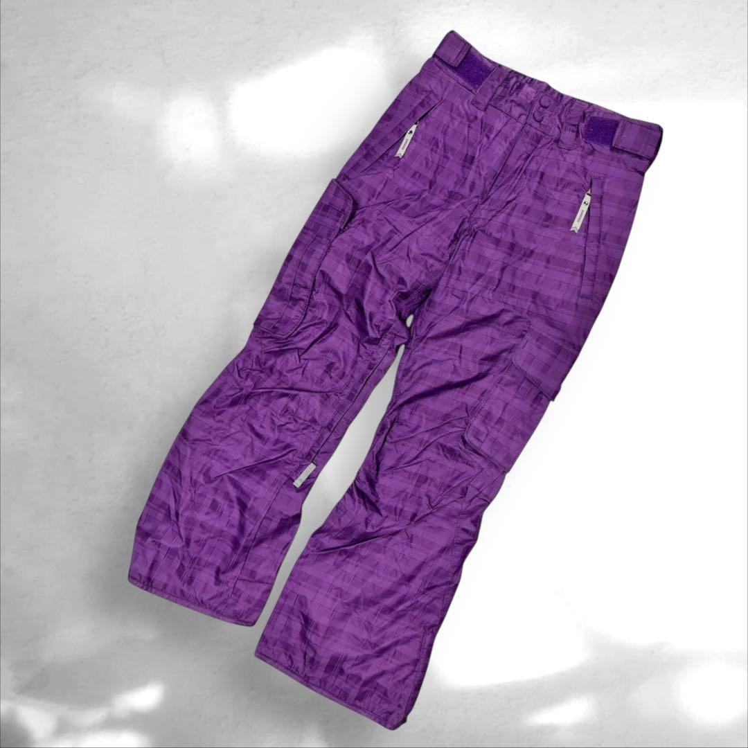 kissmarkキスマーク スノーウェア スノーボードパンツ チェック柄S（a2