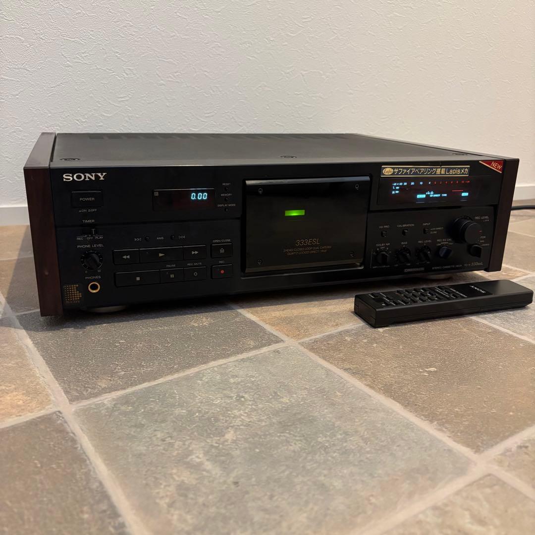 SONY ソニーTC-K333ESL3ヘッドカセットデッキ ジャンク通電確認のみ
