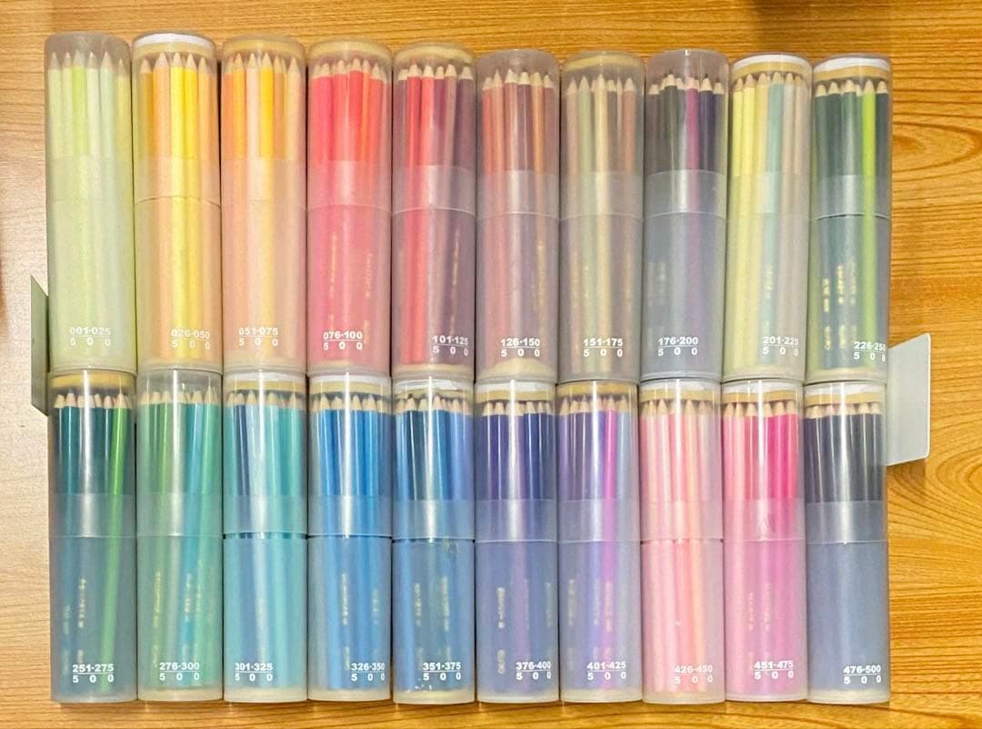 フェリシモ 500色 色鉛筆 - メルカリ