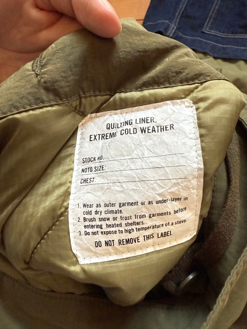 M-65 パーカー モッズコート ライナー付き