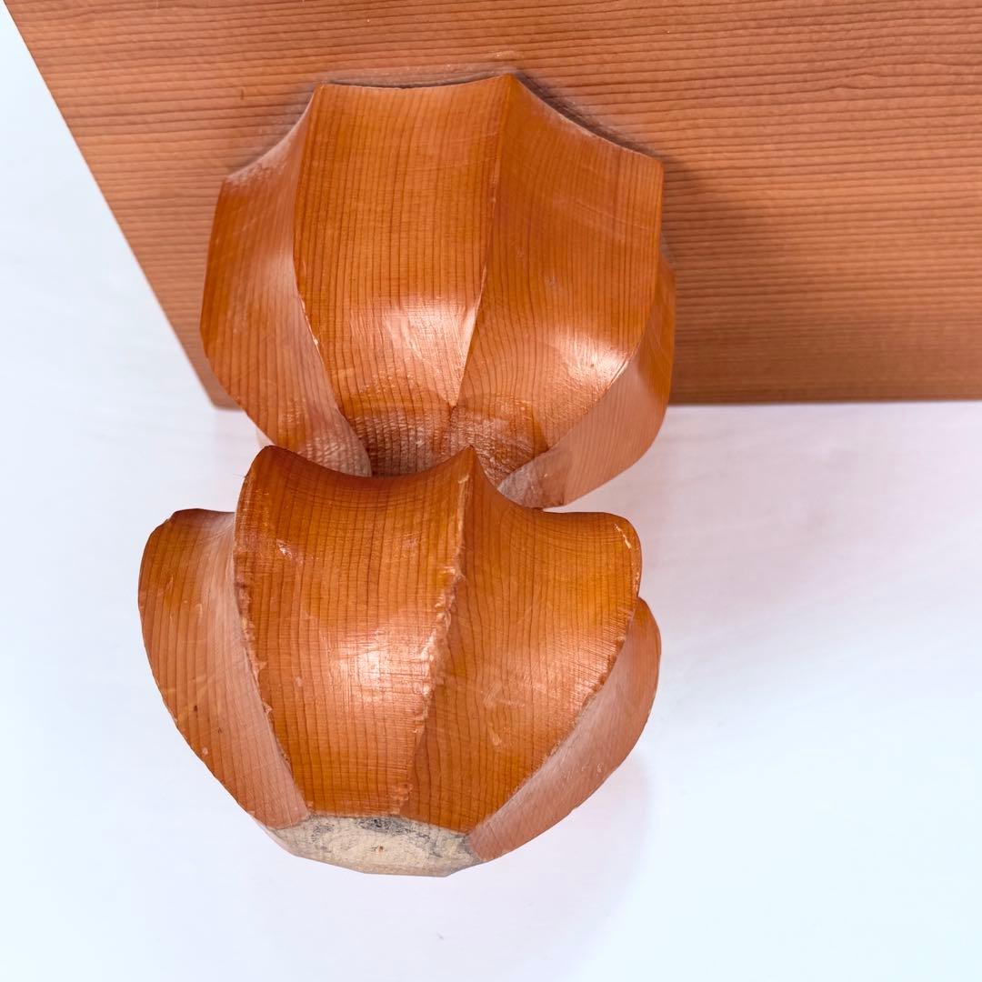 高級囲碁盤 17.5cm 天然漆線引き 桐蓋付 美品 伝統的技法 登録番号押印有