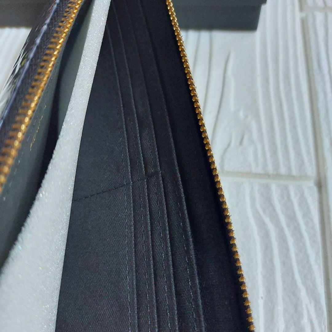 POMTATA/ポンタタ Ｌジップロングウォレットクロコ型押しレザー