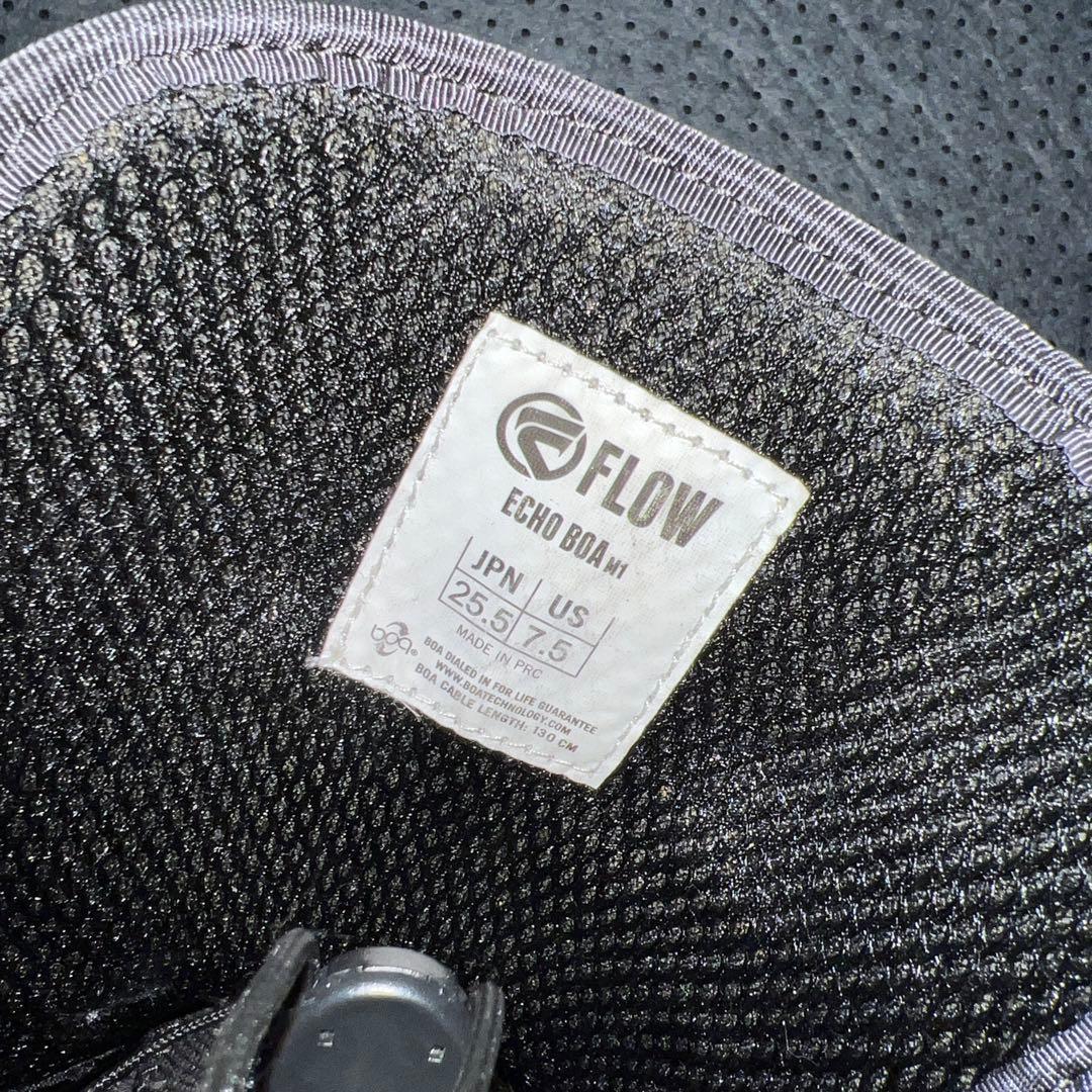7-8回使用 25.5cm FLOW ECHO BOA スノーボードブーツ