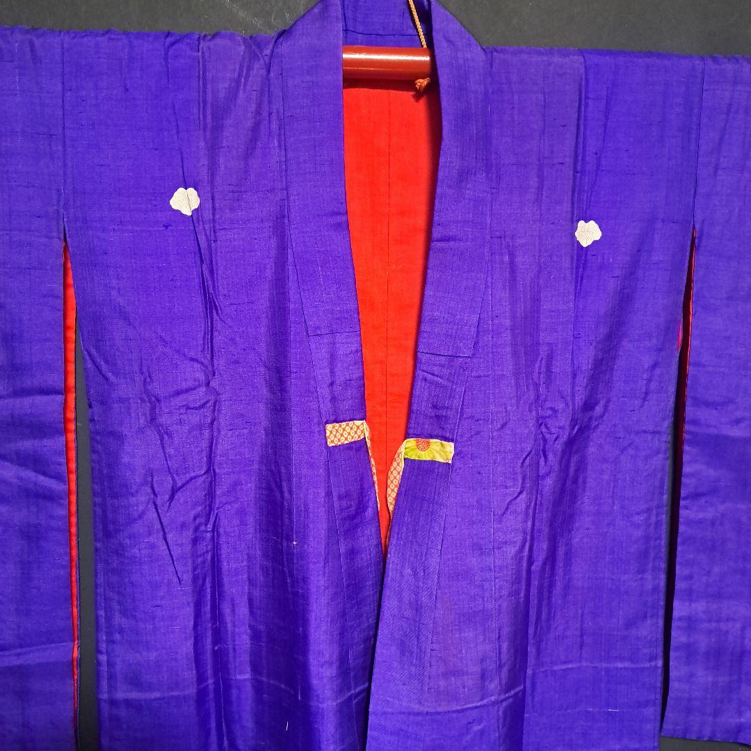 大きな牡丹！正絹アンティーク子供着物