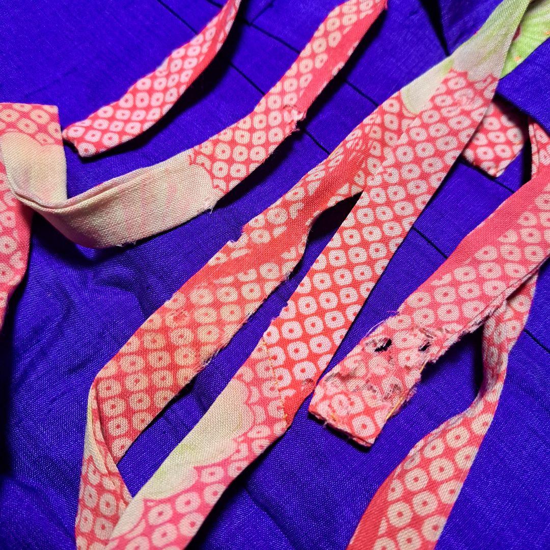 大きな牡丹！正絹アンティーク子供着物