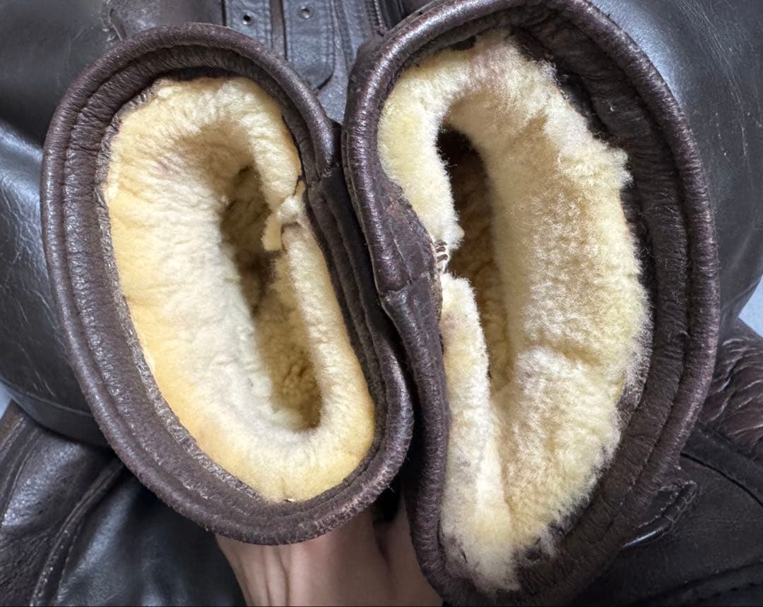 Schott B-3 M-445型 リアルムートン ボマージャケット 42