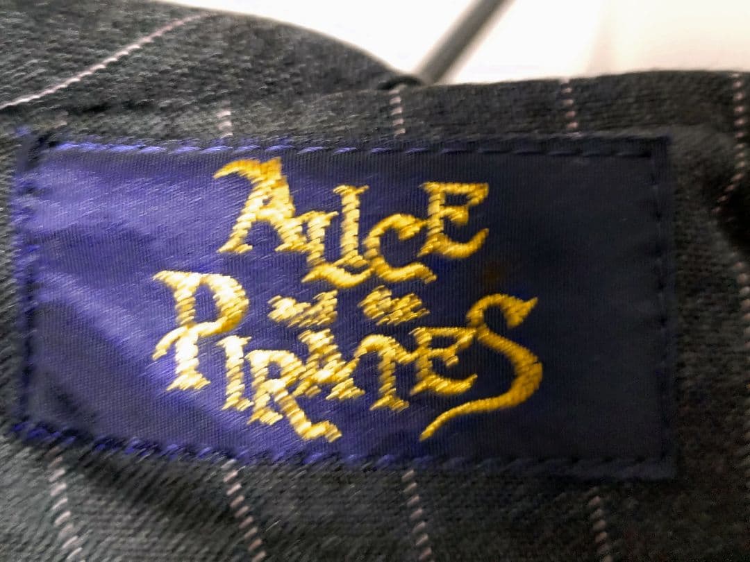 ALICE and the PIRATES ストライプ柄サロペット