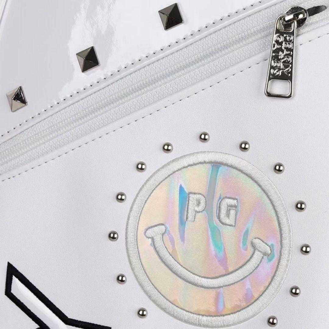 現品限●即発送●キャスター付き パーリゲーツキャディバッグ　ホワイト