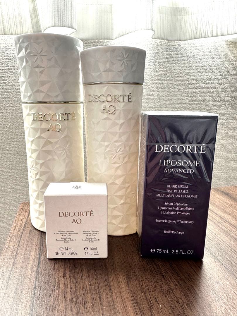 【新品】リポソーム美容液＆コスメデコルテAQ 乳液＆化粧水＆セット